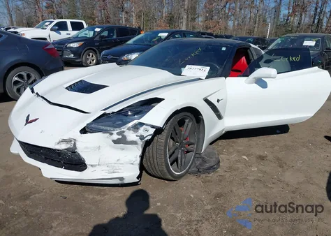 2019 Chevrolet Corvette Stingray z USA, uszkodzony, nr VIN 1G1YB2D70K5100436